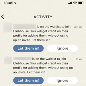 Clubhouseに招待されやすくする方法