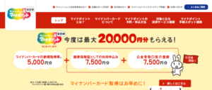 マイナポイント第2弾が開始！20000ポイントの貰い方は？いつから？